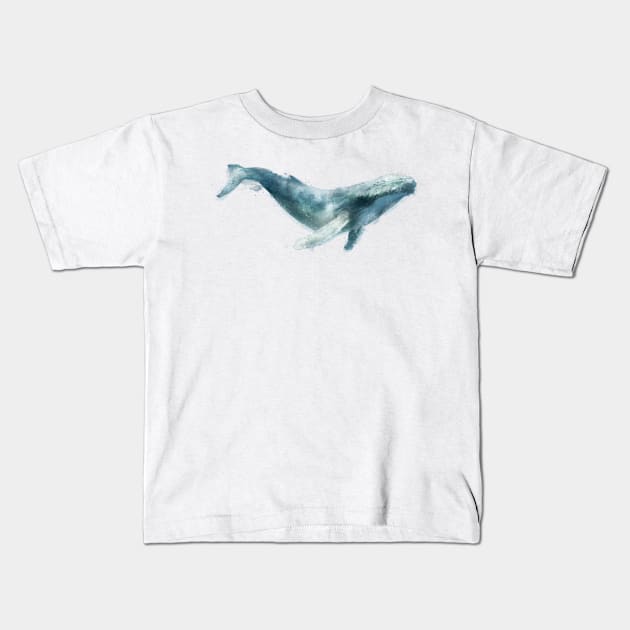 Humpback Whale Kids T-Shirt by Amy Hamilton